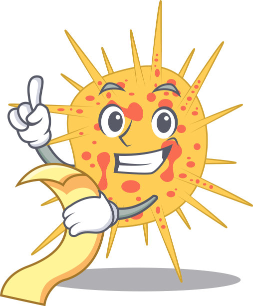 手上拿着菜单的堪萨斯分枝杆菌图片下载