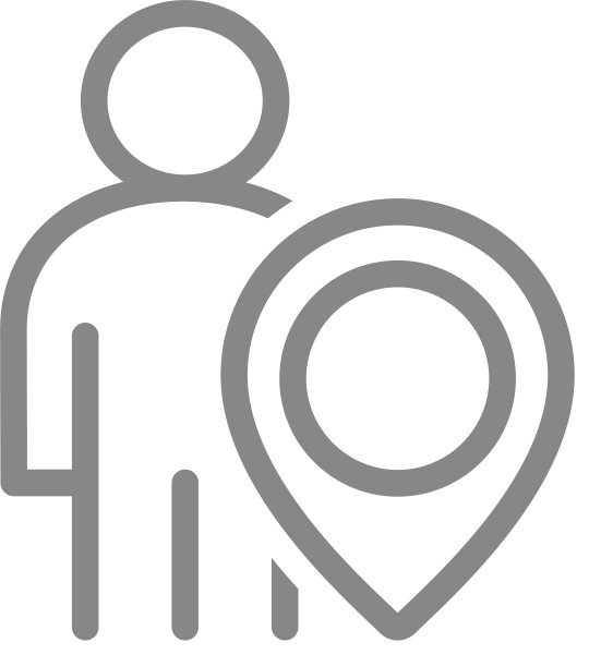 用户配置文件与位置标记线图标人类图片下载