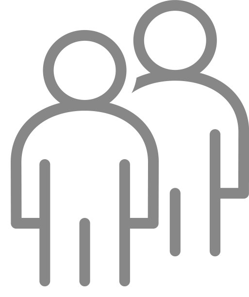 两个用户轮廓线图标夫妇的象征图片下载