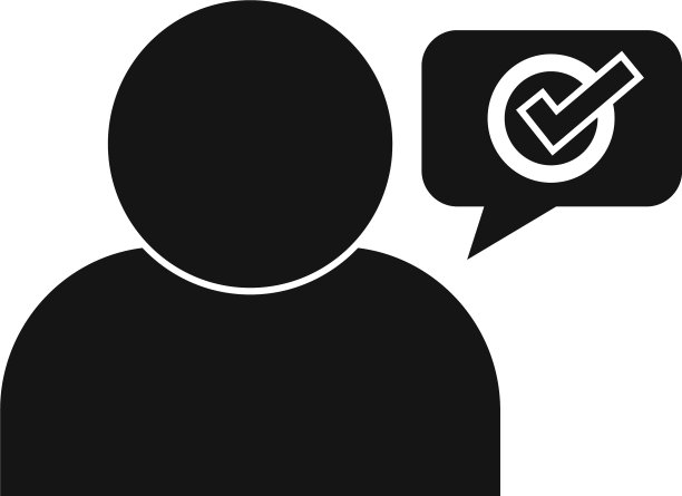 职业认可聊天图标简单的风格图片下载