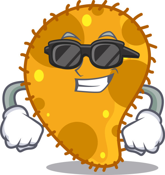 酷假单胞菌戴着昂贵的黑色眼镜图片下载