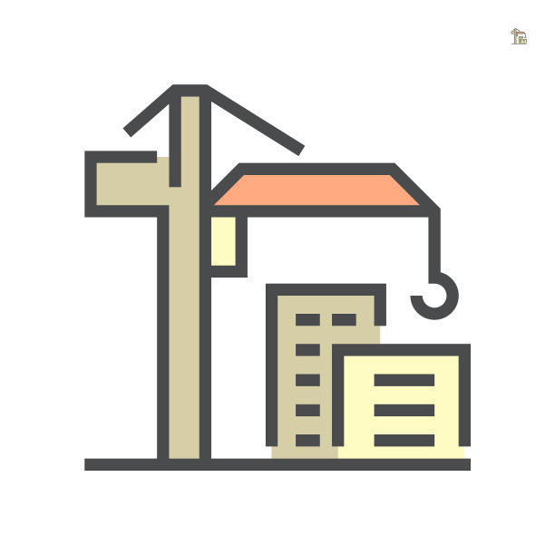 塔吊图标64x64完美像素和可编辑图片下载