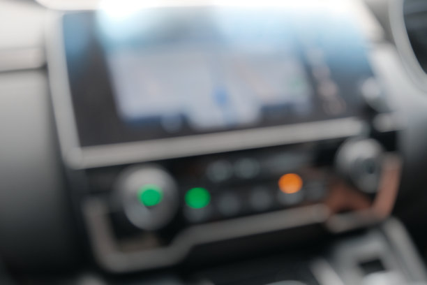 车厢内的散景灯图片下载