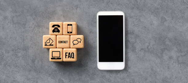 带有联系人选项的立方体图片下载