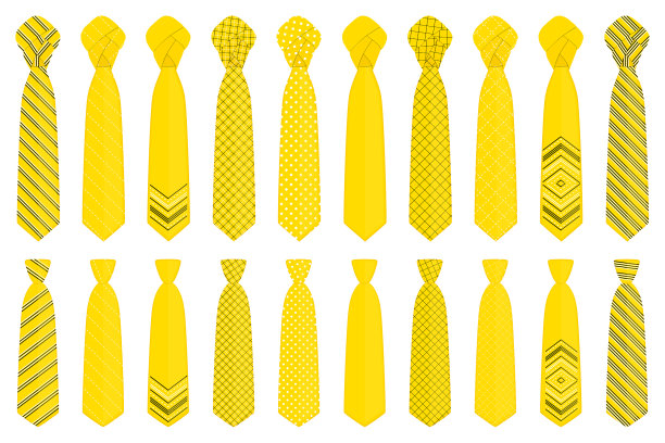 主题大套领带不同类型的领带图片下载