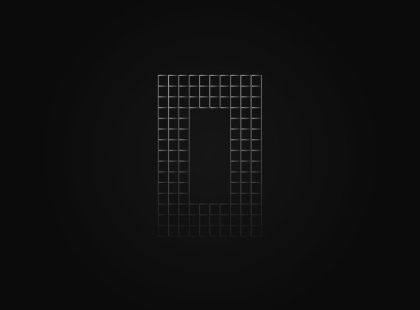 0矢量数制成金属链栅。用于标识、品牌标签、设计元素、应用等。图片下载