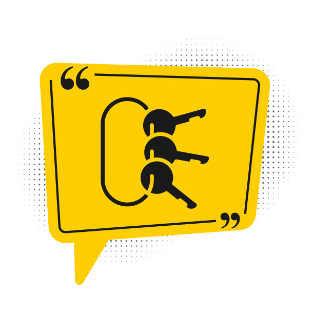 黑色串键图标隔离在白色图片下载