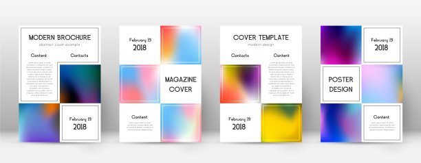 传单布局业务磅礴模板为胸针图片下载