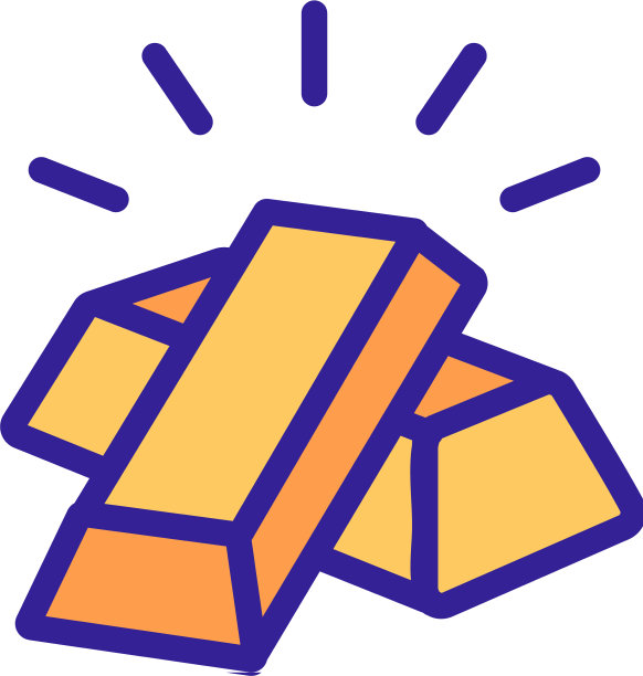 宝藏地图和箱子找到图标轮廓图片下载