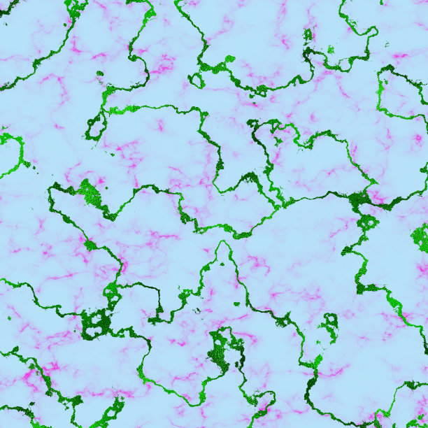 白色染色大理石与翡翠绿色纹理。背景图案纹理，艺术作品，天然石材明亮而奢华。图片下载