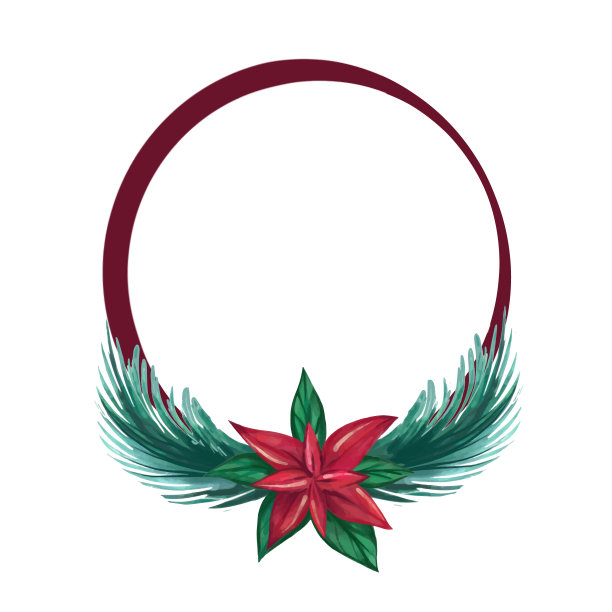 白色背景下圣诞装饰的特写镜头图片下载