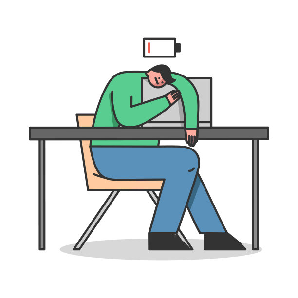 情绪倦怠综合症，压力和困难图片下载