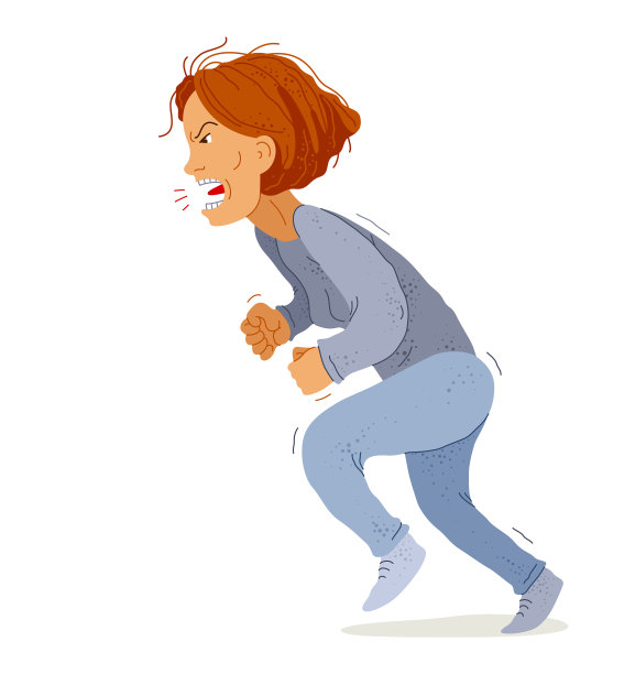 有攻击性的女性心理虐待者会尖叫图片下载