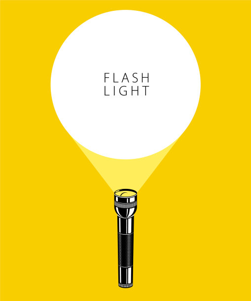 手电筒照明广告海报图片下载