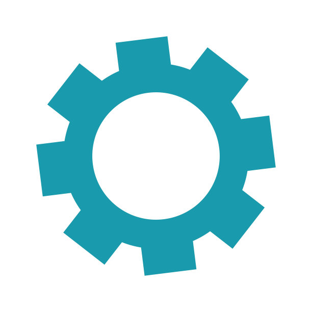 齿轮图标，轮廓图标，业务服务，技术帮助，齿轮，配置，支持中心图片下载