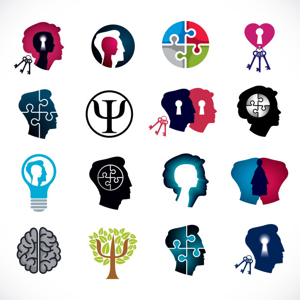 心理学人的大脑精神分析和图片下载