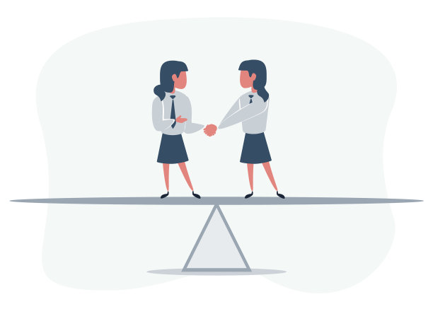 作为商业伙伴握手的象征图片下载