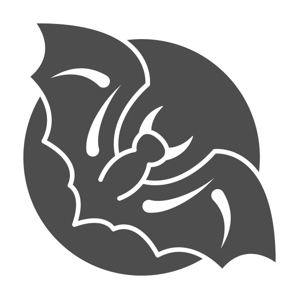 蝙蝠对抗月亮固体图标，万圣节概念，万圣节幽灵夜标志的白色背景，夜空与蝙蝠图标在字形风格的移动概念和网页设计。矢量图形。图片下载