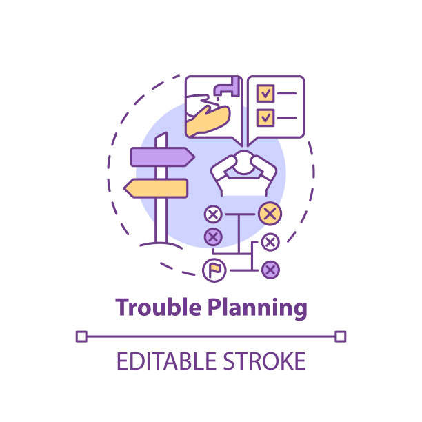 故障规划概念图标图片下载
