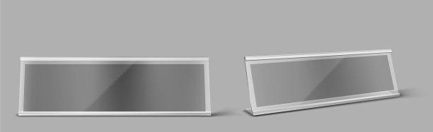 金属桌卡持有人空铭牌图片下载