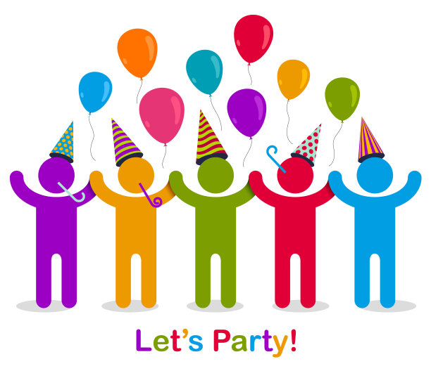 庆祝人的概念简单或图标图片下载