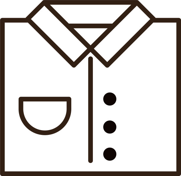 衬衫衣服礼物庆祝线风格图标图片下载