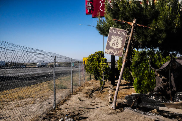 66号公路原始路标-加州图片下载