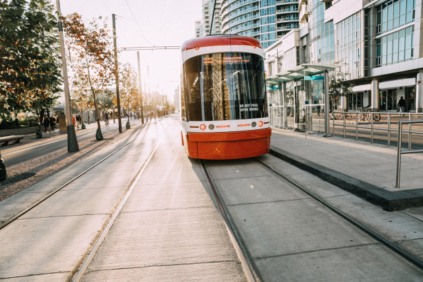 加拿大多伦多的铁路运输图片下载