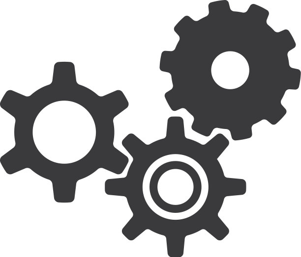 齿轮标志模板图标图片下载