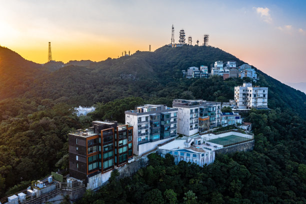 位于香港山顶的豪宅图片下载