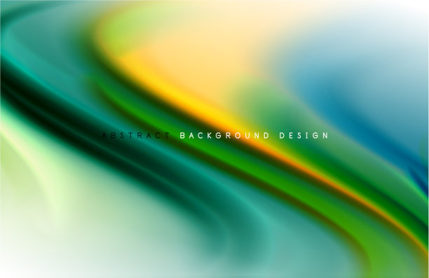 抽象背景-流体颜色梯度波图片下载