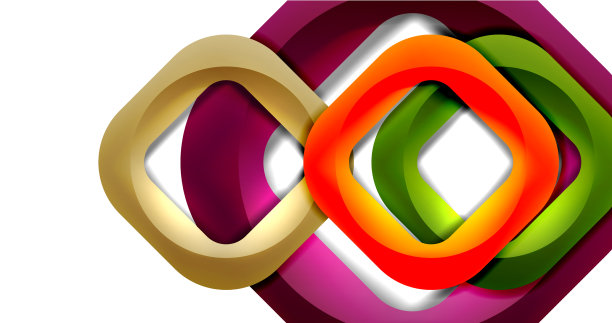 正方形几何抽象背景图片下载