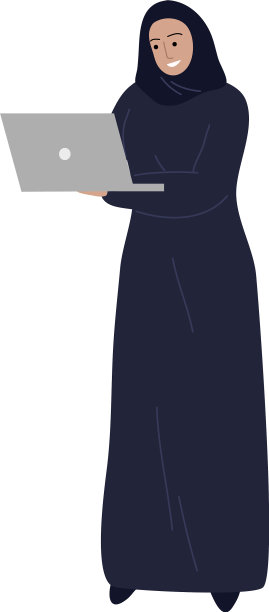 穆斯林女商人是一个传统民族图片下载