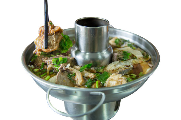 中国清汤牛肉内脏火锅，重点选择。图片下载