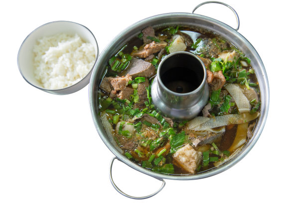 中国清汤牛肉内脏火锅，重点选择。图片下载