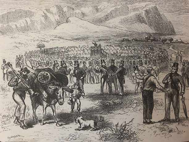 古董插图-瑞士阿彭策尔露天议会图片下载