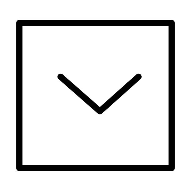 向下箭头图标-矢量插图，向下按钮UI设计元素图片下载