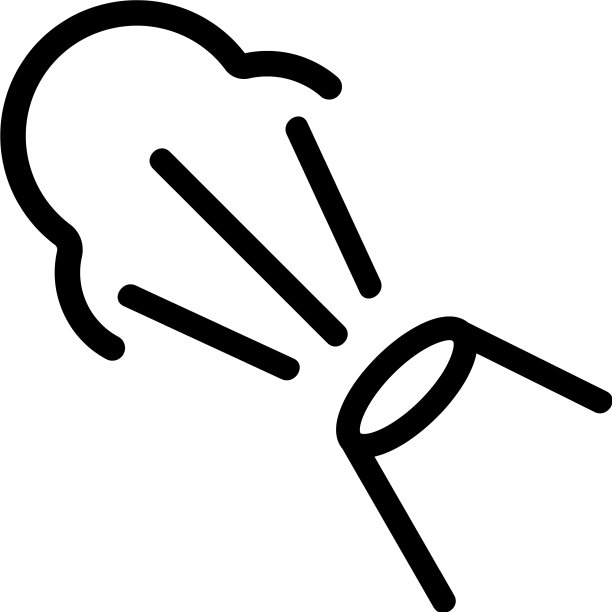 从喷嘴设备的热风出口图标图片下载