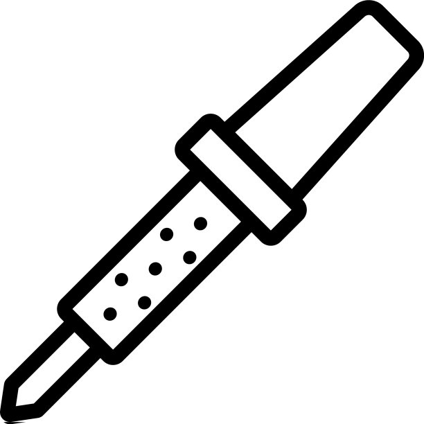 镍铬烙铁加热器图标轮廓图片下载