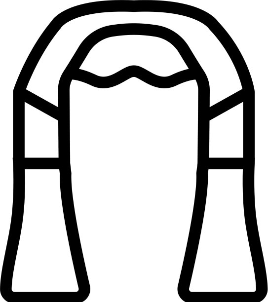 颈肩按摩器图标轮廓图片下载