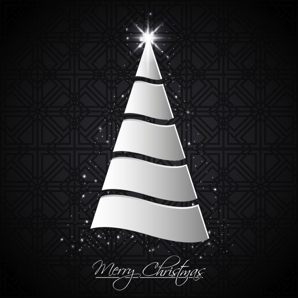 庆祝基督教社区节日的圣诞快乐插图。图片下载