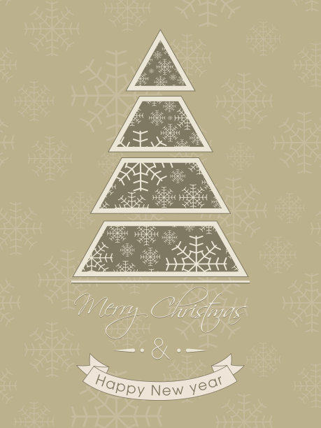 庆祝基督教社区节日的圣诞快乐插图。图片下载