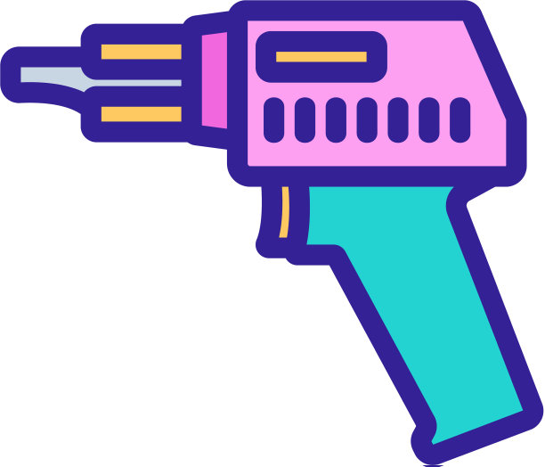 脉冲电烙铁图标轮廓图片下载