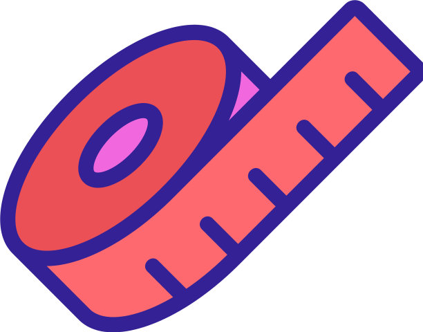 卷尺图标轮廓图片下载