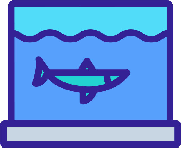 熟鱼排上菜的图标轮廓图片下载