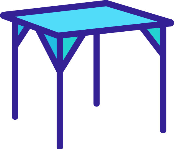 木花园支持表图标轮廓图片下载