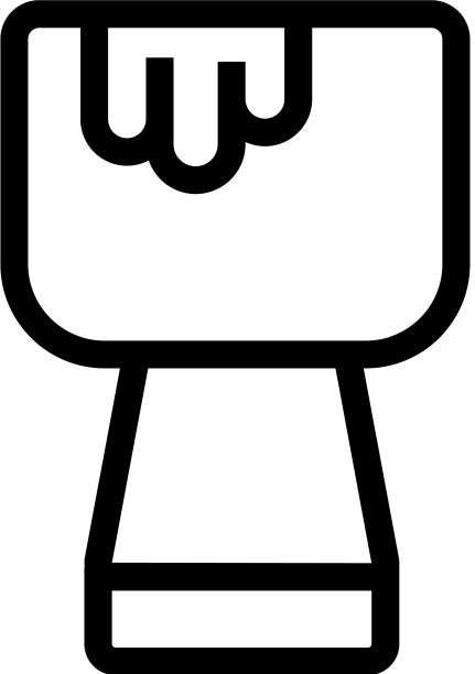 杯式芝士火锅有融化的图标图片下载