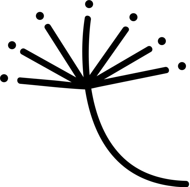 有机茴香花序图标轮廓图片下载