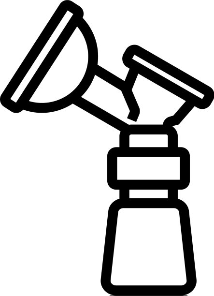 吸乳器吸乳器图标轮廓图片下载