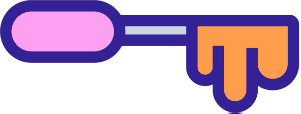 串与流动的液体图标轮廓图片下载